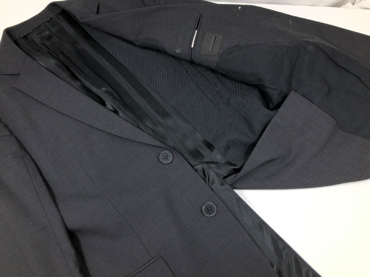 美品【ディーゼルブラックゴールド DIESEL BLACK GOLD】JUNONE-CO シングル2ボタン スーツ (メンズ) size46/48 ブラック系 ◯17RMS1232◯　【中古】