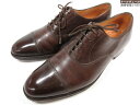 美品 【ジョンロブ JOHN LOBB】 旧ロゴ エドワードグリーン製 シティ CITY 内羽根 シューズ 靴 (メンズ) size7E8695 濃茶 ◯30M...