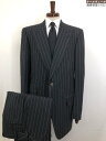 超美品【トムフォード TOMFORD】 21AL41 シングル2ボタンスーツ (メンズ) size56L ダークグレー系 ストライプ柄 ◇33RMS1640◇ ...
