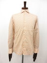 美品【エリコフォルミコラ Errico formicola】 ホリゾンタルカラー 総柄シャツ (メンズ) 37 茶系 13-050-330-8005-1-0 伊製□33MK4362 【中古】(4)