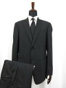 未使用品 【エンポリオアルマーニ EMPORIO ARMANI】 G LINE 2ボタン 黒無地 スーツ (メンズ) size52 冠婚葬祭 1ZVGBA ZZ...