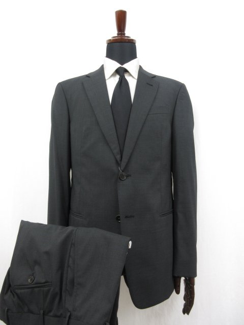 未使用品 【エンポリオアルマーニ EMPORIO ARMANI】 G LINE 2ボタン スーツ (メンズ) 50 チャコールグレー 無地 1ZVGBA 2153J ◯27EMP043 【中古】