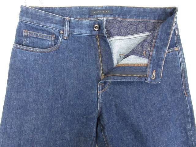 未使用 【インコテックス INCOTEX】 RAYD 9858A 820 定価36300円 INDIGO CHINO デニムパンツ (メンズ) size32 インディゴ系◯10SLP0940◯【中古】
