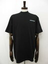 超美品【KISSING THE WAR】KTW-T-SANDWICHES コットン100% プリントデザイン 半袖カットソー (メンズ) sizeM ブラック ...