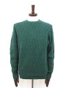 未使用【ザノーネ ZANONE】 GIRO 812882 Z2828 Z7529 定価40700円 アルパカ混 ミドルゲージ 長袖ニット (メンズ) size46 緑□10ZZN0487□【中古】(4)