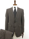 超美品【スーツセレクト SUIT SELECT】BLRP2054 ウール シングル2ボタン スーツ (メンズ) sizeA6 ブラウン系 千鳥柄 ◯32RMS0...