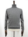 極美品【プラダ PRADA】 カシミア×シルク タートルネック ニット (メンズ) size46 ミディアムグレー イタリア製 ◯33MN5664◯【中古】(4)