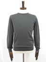 美品【GIORGIO ARMANI ジョルジオアルマーニ】 最高級黒ラベル クルーネック ニット (メンズ) size46 チャコールグレー 伊製 ◯33MN5666◯ 【中古】(4)
