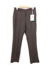未使用 【スローウェア×インコテックス】 1J1790 D1212 622 スラックス パンツ (レディース) size40 ダークブラウン ◯10SLP103...