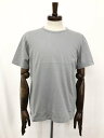 美品【プラダ PRADA】ETT0057 コットン100% クルーネック 半袖カットソー Tシャツ (メンズ) sizeXS グレー系 イタリア製 ◯17MT5...