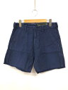 超美品【フリーシティ FREE CITY】 コットンショートパンツ (レディース) size28 青みがかったネイビー 700039-032 FCJSOT03A...