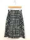 未使用【Paule Ka ポールカ】素敵な織柄 ツイード調 タイトスカート (レディース) size36 ブラック×ライトベージュ系◯17LF3842◯ 【中古...
