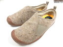 未使用【KEEN キーン】 1025536 フェルト キャンプ アウトドア スニーカー スリッポン 靴 (レディース) size25 ベージュ系 ◯30LZ49...