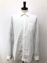 【グッチ GUCCI】skinny コットン100% セミワイドカラー 長袖シャツ(メンズ) size40/15(3/4) ホワイト イタリア製 ◇35MK5469◇【中古】(4)