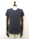 超美品【マジェスティックフィラチュール】 Vネックストレッチ 半袖Tシャツ カットソー (メンズ) sizeM グレー系 ◇33MT6230【中古】