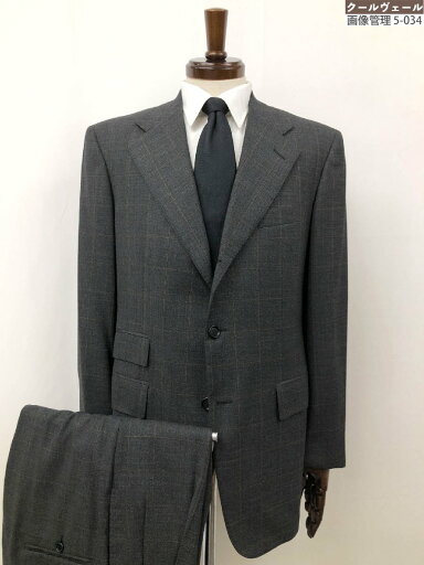 美品【イザイア ISAIA】 シングル3ボタン段返りスーツ (メンズ) size48/Drop7R グレー系 格子柄 伊製 ENRICO A ◇33RMS2166◇ 【中古】 美品【イザイア ISAIA】 シングル3ボタン段返りスーツ (メンズ) size48/Drop7R グレー系 格子柄 伊製 ENRICO A ◇33RMS2166◇ 【中古】