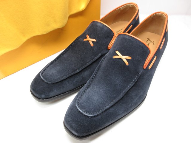 未使用品 【フランチェスコベニーニョ FRANCESCO BENIGNO】 G4964 スエード スリッポン 紳士靴 (メンズ..