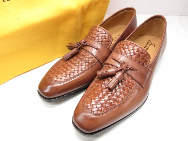 未使用品 【フランチェスコベニーニョ FRANCESCO BENIGNO】 G4970 タッセルローファー 紳士靴 (メンズ)..