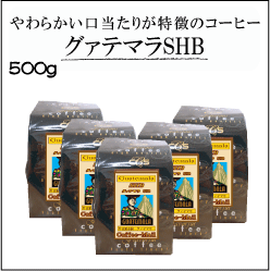 グアテマラSHB 　500g（100g×5袋）/ シーシーエスコーヒー
