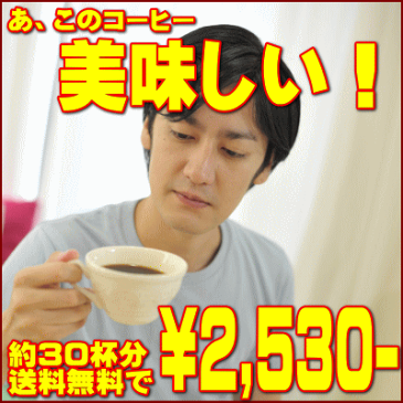 【約30杯分!!】おすすめのコーヒー100g×3種類セット　【送料無料】 【RCP】