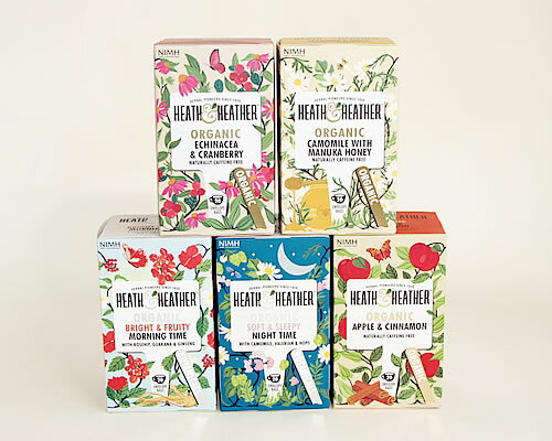 英国ヒース＆ヘザー 有機ハーブティー アソートセット20P×5種類×10箱 【北海道、沖縄県へはお届け出来ません】のサムネイル
