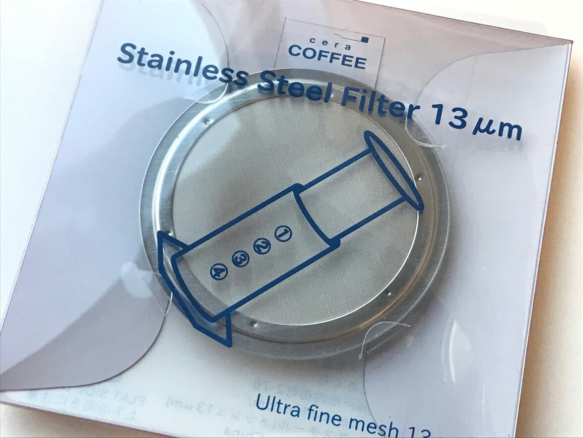 Stainless Steel Filter 13 micron for AeroPress（エアロプレス）送料込