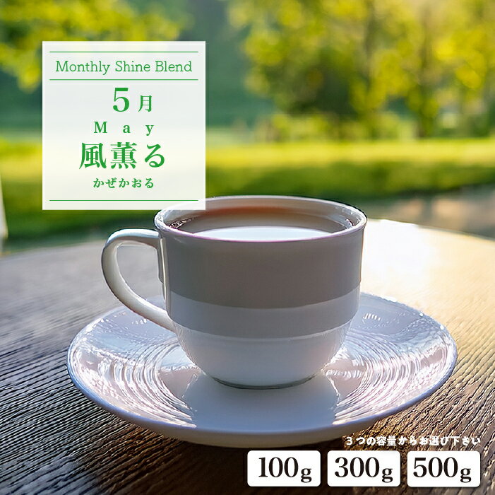 〇《月替わり》Shine Blend5月「風薫る」｜【月曜焙煎】【水曜焙煎】【金曜焙煎】｜焙煎即日発送 コーヒー 珈琲 珈琲豆 豆 焙煎豆 自家..