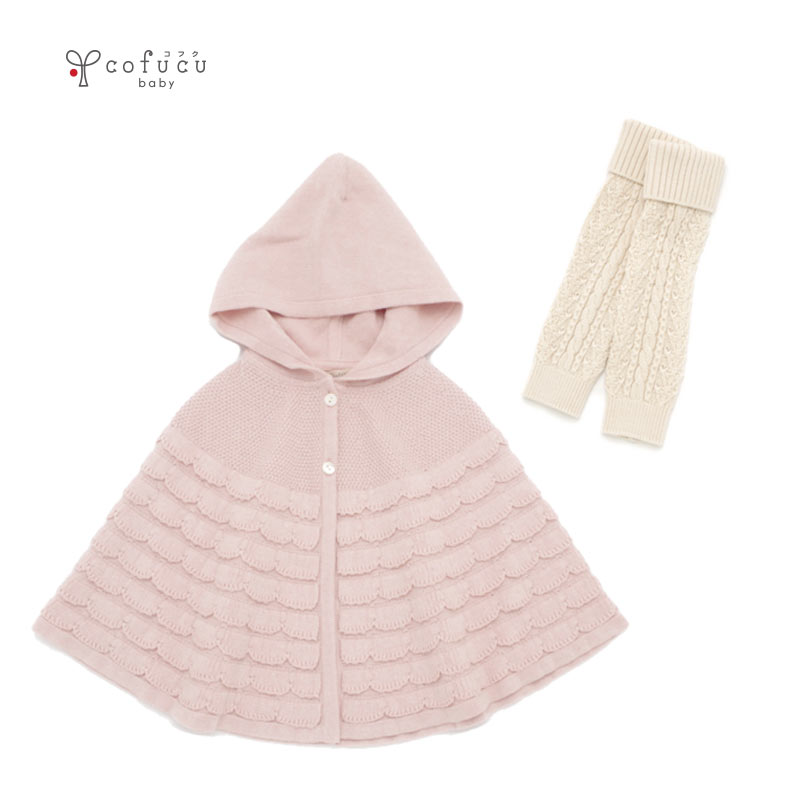 cofucu コフク オーガニックコットン あったかセット さくらねずみ | 日本製 ベビー服 出産祝い 出産 ギフト ギフトセット オーガニック コットン 男の子 女の子