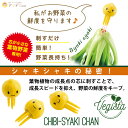 刺すだけ簡単 野菜長持ち 鮮度保持ピック チビシャキちゃん（3個組）[コジット] 芯が小さな葉物野菜専用 保存 野菜長持ち カワイイ ピック 葉物野菜 鮮度保持 プレゼント交換 粗品 買い置き まとめ買いも安心 外出自粛 おうち生活 冷蔵庫保存 野菜が傷まない 便利 3