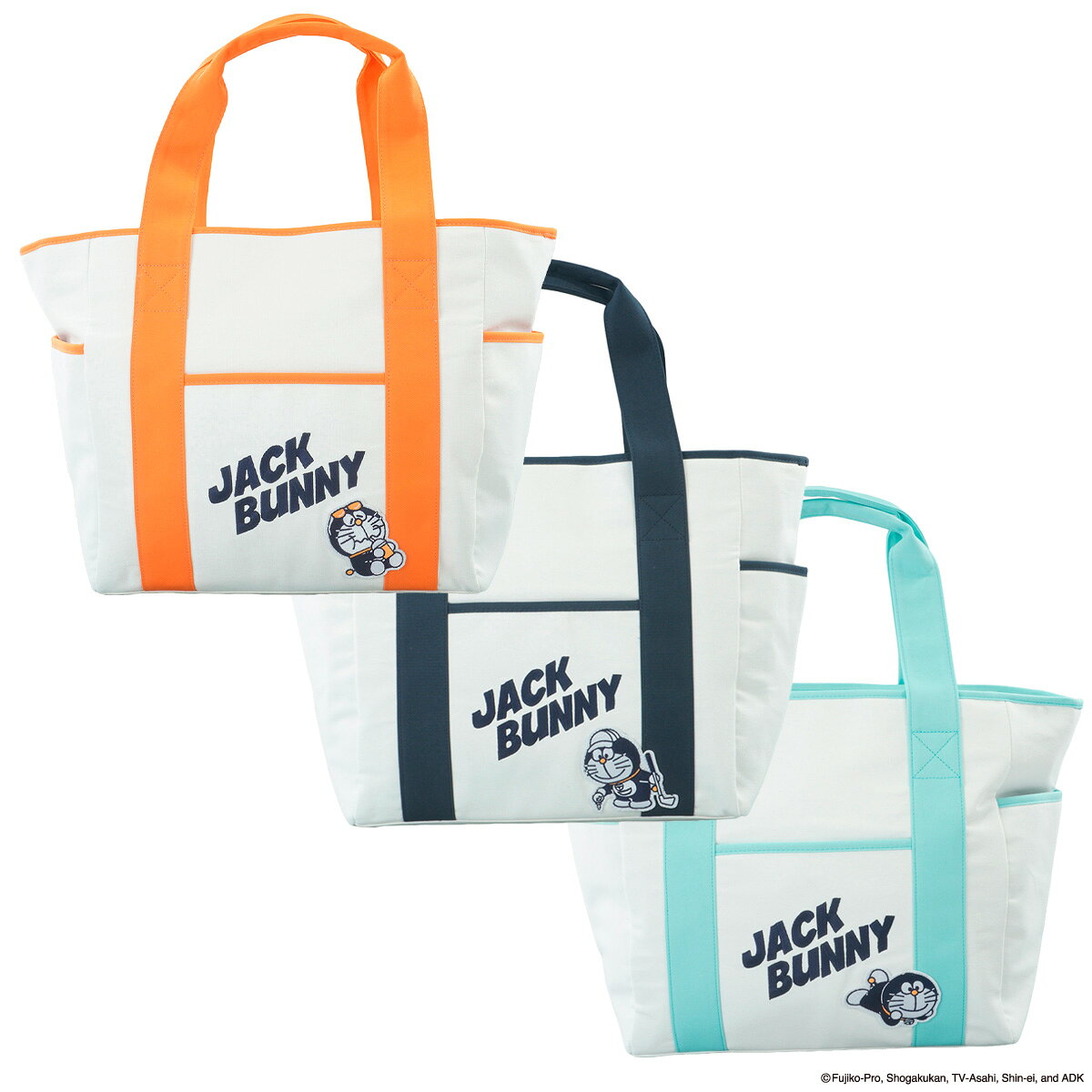 【月間MVP受賞】ジャックバーニー 【ドラえもん】ワッペン ロッカー バッグ ゴルフ トートバッグ ユニセックス メンズ レディース Jack Bunny!!