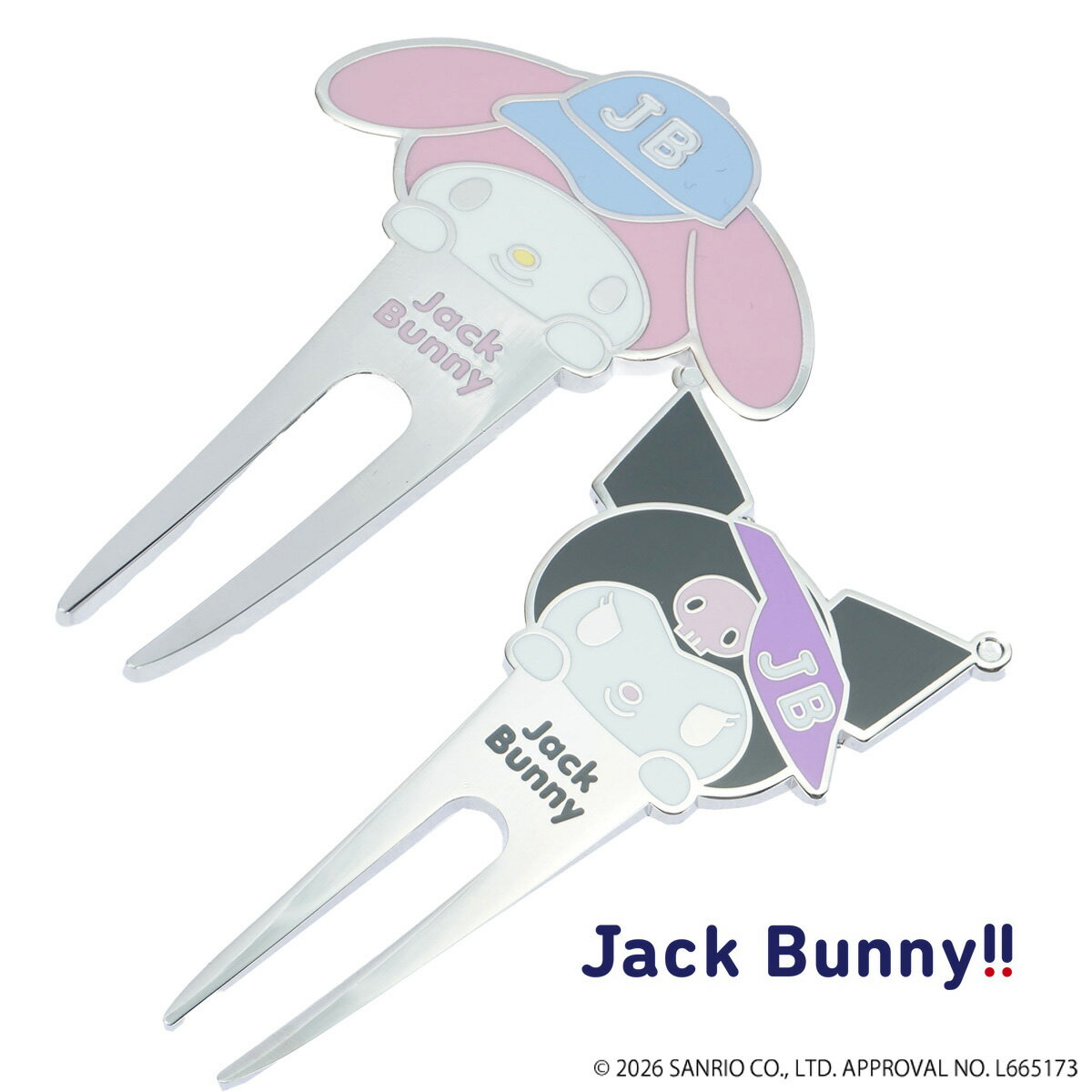 樂天商城 - 【月間MVP受賞】ジャックバーニー マイメロディ・クロミ コラボレーション グリーンフォーク ゴルフ ユニセックス メンズ レディース Jack Bunny!! 2026春夏