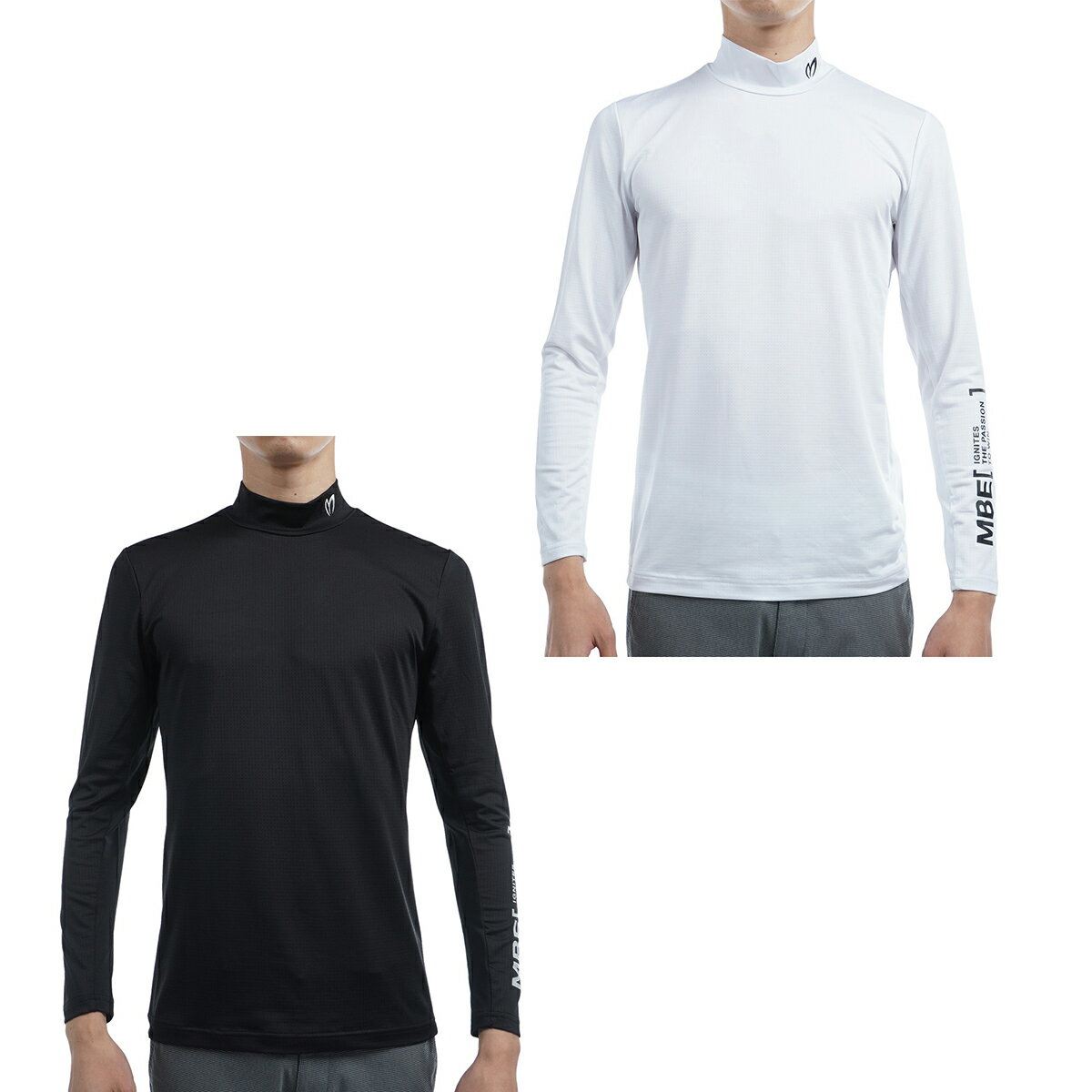 【月間MVP受賞】マスターバーニーエディション メンズ カットソー ドビーメッシュ 長袖 ハイネック ゴルフウエア MASTER BUNNY EDITION 2024春夏【送料無料】