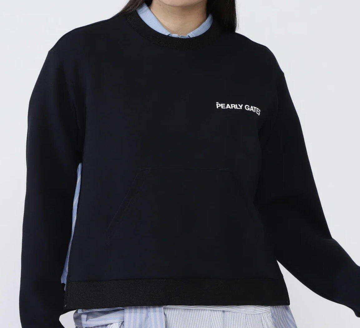 【30% OFF SALE】パーリーゲイツ レディース スウェット ドライダンボール クルーネック プルオーバー ゴルフウエア PEARLY GATES 2025春夏【送料無料 返品不可】