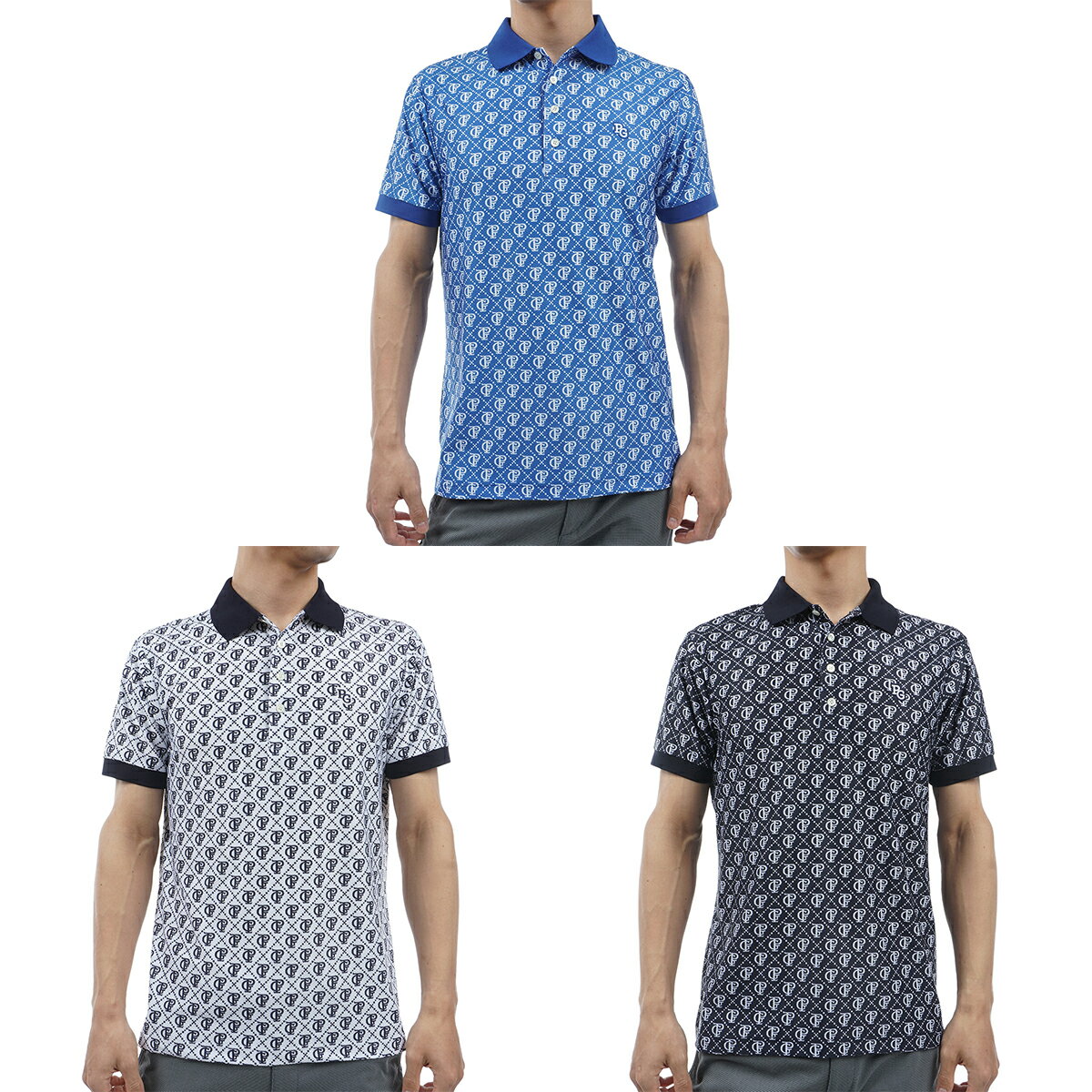 【30% OFF SALE】パーリーゲイツ メンズ ポロシャツ 吸水速乾 PGロゴ メッシュ 半袖 
