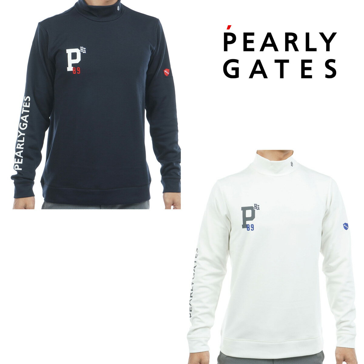 【月間MVP受賞】パーリーゲイツ メンズ ハイネック カットソー ウール フリース 長袖 ゴルフウエア PEARLY GATES 2025秋冬【送料無料】