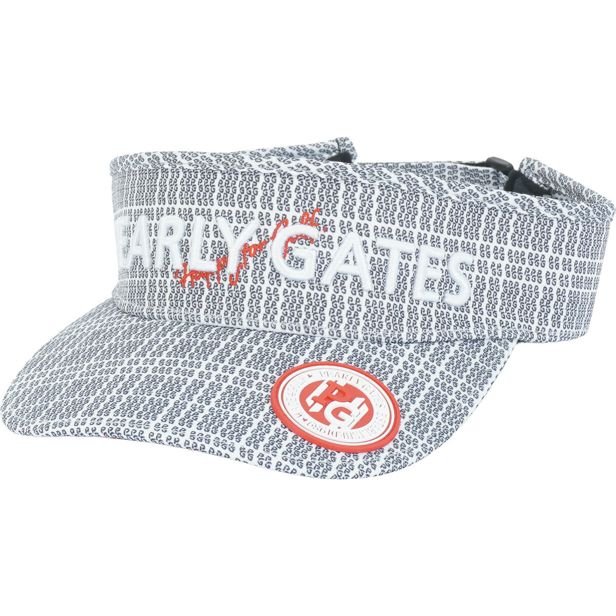 【月間MVP受賞】パーリーゲイツ バイザー 吸水速乾 PG総柄 ゴルフ ユニセックス メンズ レディース PEARLY GATES 2024春夏