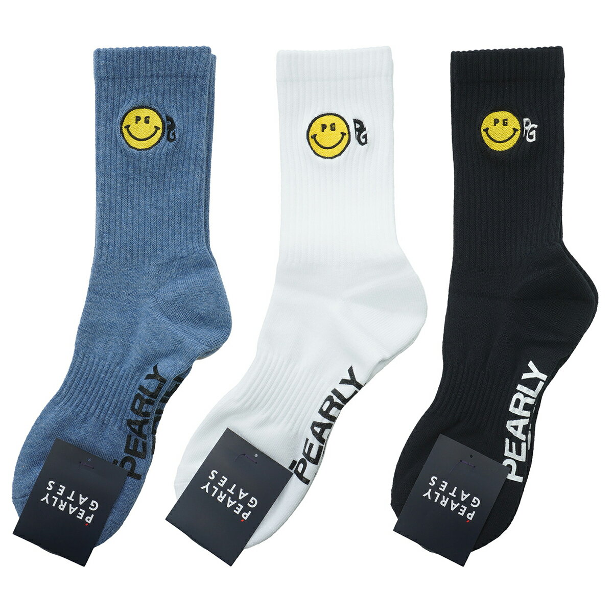 ڷMVPޡۥѡ꡼ ǥ ߥɥ å PG SMILE GOLF SOX PEARLY GATES 2025ղ