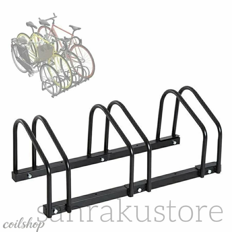 【送料無料】自転車スタンド 3〜6台対応 倒れない サイクルスタンド 自転車ラック 屋外用 縦置き 掛置き 駐輪スタンド バイクスタンド キックスタンド対応 自転車置き場 複数台収納 駐輪場 自転車整理 屋外駐輪ラック