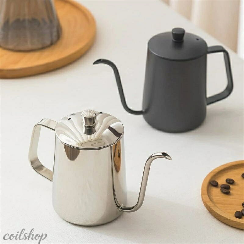 ドリップポット コーヒーポット コーヒードリップ用ポット ステンレス 細口 直火 コーヒー やかん コーヒードリップ 器具 600ml
