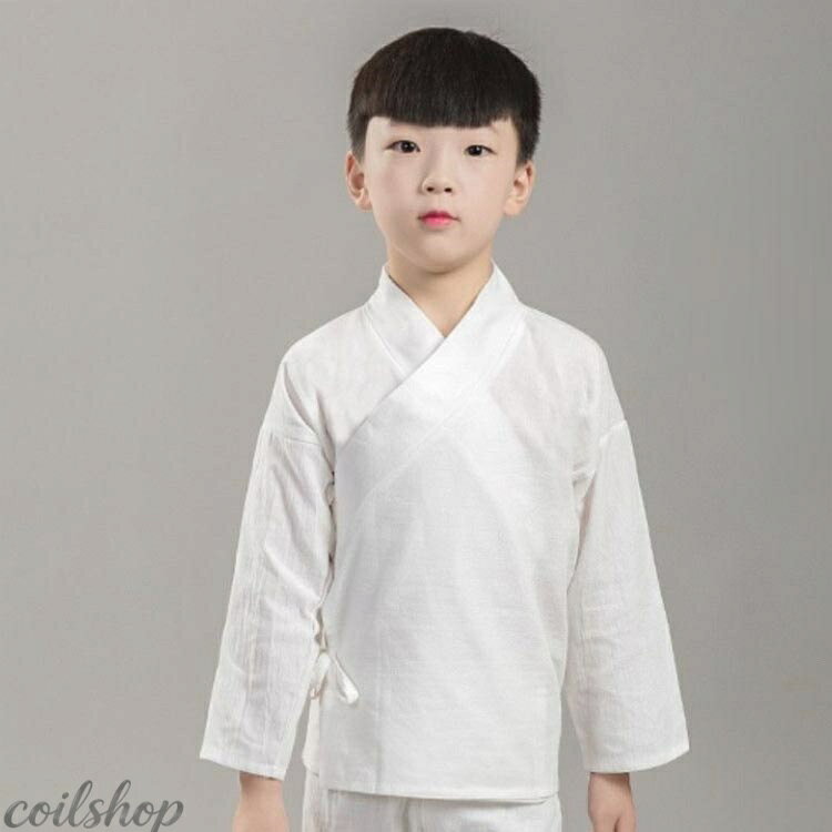 【2点500円クーポン】ジュニア 長襦袢 子供用 洗える 通年用 男の子 半衿付き 女の...