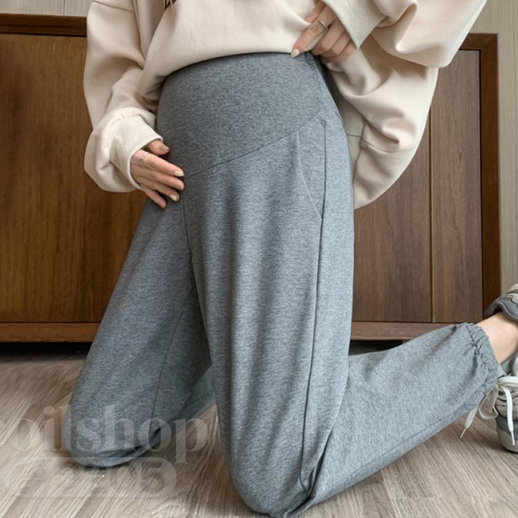 Other - ズボン マタニティパンツ 妊婦用 産後 産前 夏 ジョガーパンツ テーパードパンツ 秋 美脚 春 マタニティパンツ 体型カバー 長ズボン 無地 ゆったり アジャスター マタニティーズボン ボトムス カジュアル ポケット付き