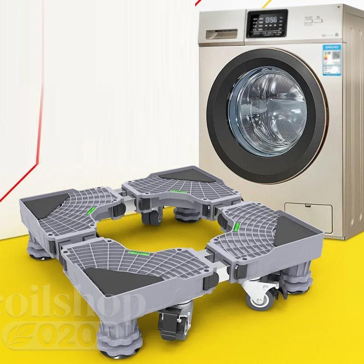 ★【高品質素材】高品質なステンレス鋼とABS樹脂を採用した冷蔵庫台は、非常に安定し、耐腐食性や錆止め性が抜群です。ローラーとジャッキを搭載しており、500 kgの負荷に耐えられ、エアコン、ドラム式や全自動洗濯機、冷蔵庫、食器棚洗濯機、植木鉢、大型機器など、さまざまな家具に使用することができます。★【移動式・高さ調整可能】この洗濯機置台は、8つの大きなジャッキと4つのキャスターがついており、高さや移動を調節することができます。また、洗濯機や冷蔵庫と床との接触を有効に防止できし、排水と清掃問題を簡単に解決します。水分による製品の錆びを防ぐこともでき、設備の寿命を延長することができます。★【騒音対策】この冷蔵庫台を組み立てるのは簡単です。ロックの設計を採用しており、一人で組み立てることができます。また、スリップを防止するために、洗濯機自体の安定や、洗濯や脱水中の騒音と振動を除去し、快適に使用することができる防振パッドを搭載されています。★【伸縮可能】洗濯機や冷蔵庫などの大型家具にあわせて幅/奥行き42~66cm、高さ10~12cm まで自由に伸縮可能です。且つ、調節した後、水準測定器を搭載しているパネルで、洗濯機置台の平坦性を確保します。 サイズ フリー サイズについての説明 長さ調節範囲：42-66cm 高さ調節範囲：10-12cm ※上記サイズは平置き実寸になります。サイズ表の実寸法は商品によって1-3cm程度の誤差がある場合がございます。 素材 PP+ステンレス製 色 写真色 備考 ●サイズ詳細等の測り方はスタッフ間で統一、徹底はしておりますが、実寸は商品によって若干の誤差(1cm〜3cm )がある場合がございますので、予めご了承ください。 ●製造ロットにより、細部形状の違いや、同色でも色味に多少の誤差が生じます。 ●パッケージは改良のため予告なく仕様を変更する場合があります。 ▼商品の色は、撮影時の光や、お客様のモニターの色具合などにより、実際の商品と異なる場合がございます。あらかじめ、ご了承ください。 ▼生地の特性上、やや匂いが強く感じられるものもございます。数日のご使用や陰干しなどで気になる匂いはほとんど感じられなくなります。 ▼同じ商品でも生産時期により形やサイズ、カラーに多少の誤差が生じる場合もございます。 ▼他店舗でも在庫を共有して販売をしている為、受注後欠品となる場合もございます。予め、ご了承お願い申し上げます。 ▼出荷前に全て検品を行っておりますが、万が一商品に不具合があった場合は、お問い合わせフォームまたはメールよりご連絡頂けます様お願い申し上げます。速やかに対応致しますのでご安心ください。