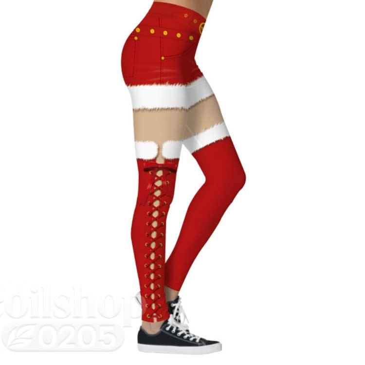 ヨガやスポーツ時もクリスマス雰囲気満々・クリスマスモチーフの3Dプリントが個性のある1枚。よく伸びる素材、ヨガやジム、ランニングなど運動着として大活躍。クリスマスの仮装、文化祭 忘年会、 パーティーなどイベントにも◎ サイズS M L XL 2XL 3XLサイズについての説明S　ウェスト62-72　ヒップ72-92　着丈91 M　ウェスト64-74　ヒップ74-94　着丈92 L　ウェスト68-76　ヒップ78-96　着丈93 XL ウェスト70-78　ヒップ80-98　着丈94 2XL ウェスト72-80　ヒップ82-100　着丈95 3XL ウェスト74-82　ヒップ84-102　着丈96 ※上記サイズは平置き実寸になります。 サイズ表の実寸法は商品によって1-3cm程度の誤差がある場合がございます。素材ポリエステル　ポリウレタン色1 2 3 4 5 6 7 8 9 10 11 12 13 14備考 ●サイズ詳細等の測り方はスタッフ間で統一、徹底はしておりますが、実寸は商品によって若干の誤差(1cm〜3cm )がある場合がございますので、予めご了承ください。 ●商品の色は、撮影時の光や、お客様のモニターの色具合などにより、実際の商品と異なる場合がございます。あらかじめ、ご了承ください。●製品によっては、生地の特性上、洗濯時に縮む場合がございますので洗濯時はご注意下さいませ。▼色味の強い製品によっては他の衣類などに色移りする場合もございますので、速やかに（脱水、乾燥等）するようにお願いいたします。 ▼生地によっては摩擦や汗、雨などで濡れた時は、他の製品に移染する恐れがございますので、着用の際はご注意下さい。▼生地の特性上、やや匂いが強く感じられるものもございます。数日のご使用や陰干しなどで気になる匂いはほとんど感じられなくなります。