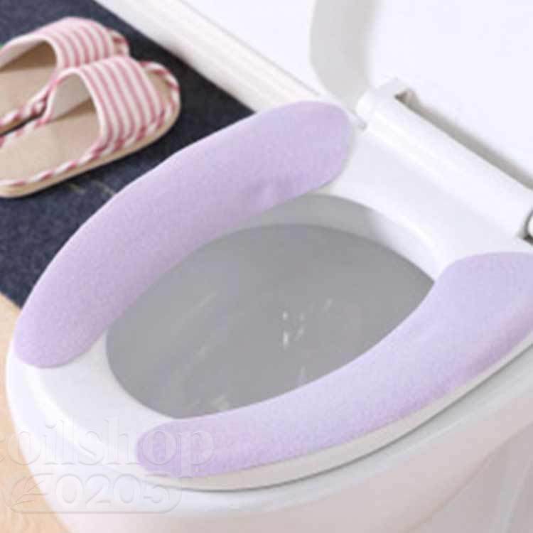 便座カバー 2点セット 繰り返し貼り付け可能 装着簡単 カット可能 トイレ用品 日用...