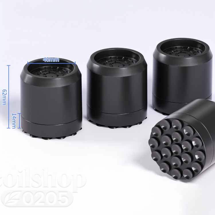 Related Products - 洗濯機用アクセサリー 家具 洗濯機防振パッド 防振マット 洗濯機防振パッド 防音マット 高くする 吸盤付き 防滑 かさ上げ 高さ調節 4個セット ソファー 家電 単色 ブラック 黒 グレー 無地