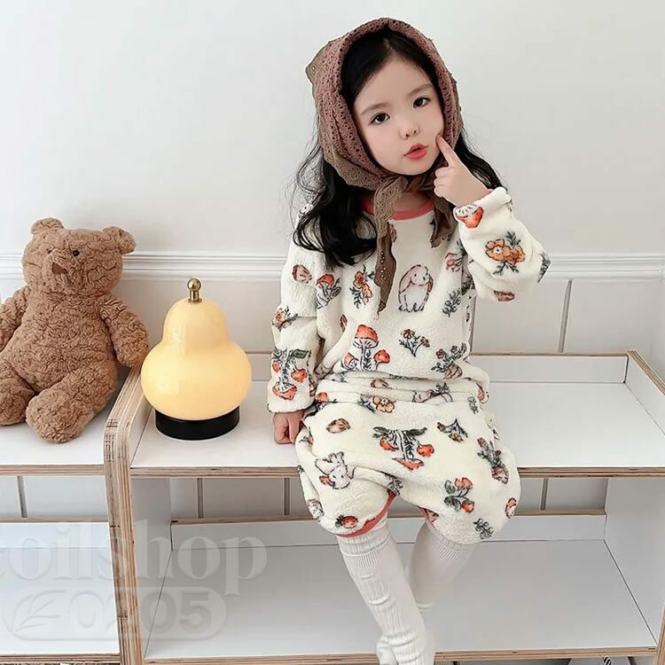 スリーパー こども 袖なし 2way股 起毛 秋冬 秋物 冬物 キッズ ベビー 赤ちゃん 男の子 女の子 ユニセックス 子供服 キッズ あったか 防寒 プリント アニマル 動物 くま うさぎ ダイノソー クマ 23aw フリース ルームウェア かわいい お洒落 北欧