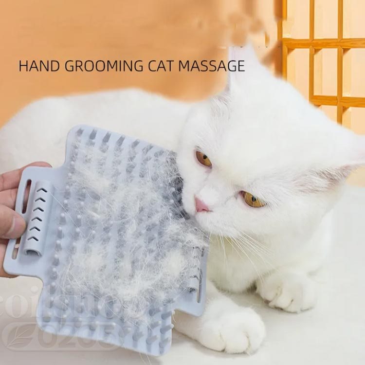 【2点500円クーポン】猫ブラシ 痒み止めブラシ 猫用ブラシ 猫用 毛づくろい 猫 ペ...