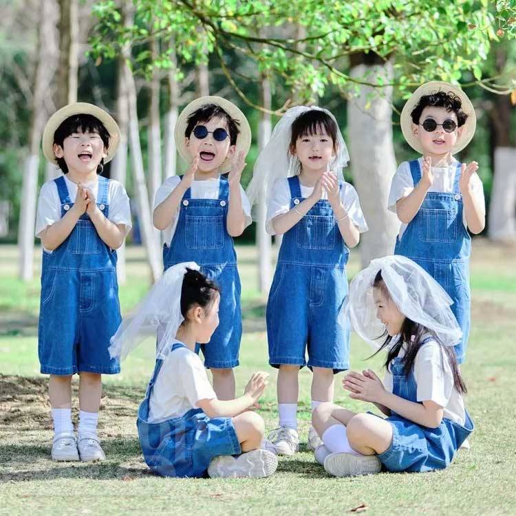 【2点500円クーポン】デニム ジュニア サロペット デニム 男の子 キッズ 衣装 ジー...