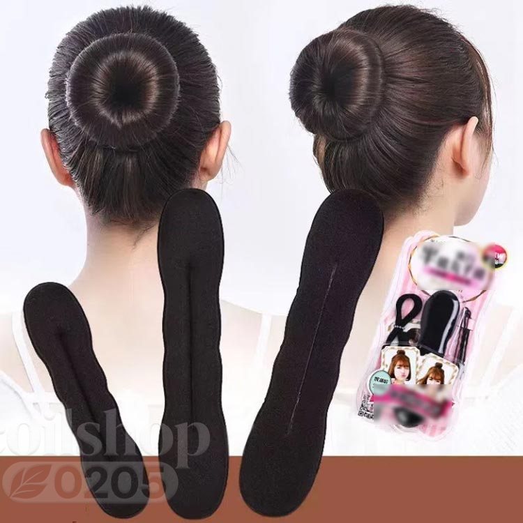 Coil楽天市場店の【2点500円クーポン】お団子ヘアー キレイ ウィッグ団子 髪型アレンジ 簡単ヘアアレンジ ヘアアレンジ M L まとめ髪用グッズ S おだんごヘア ヘアメイク ふんわり ポニーテールアップ 髪型アレンジ おだんごヘアアレンジ｜アングル2