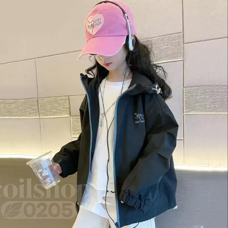 コート マウンテンパーカー ジャケット 子供服 キャンプ 春 キッズ ウインドブレーカー 子供 トップス 防風 秋 アウター ブルゾン 登山 遠足 通園 通学 軽量 薄手 遠足 通学 春秋 運動着 パーカー ジャンパー 子供 上着 ガールズ
